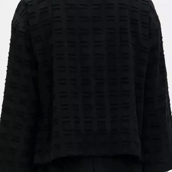Eileen Fisher Org. Cotton Elbow Sleeve Kimono Jacket Small NWt - Picture 2 of 10